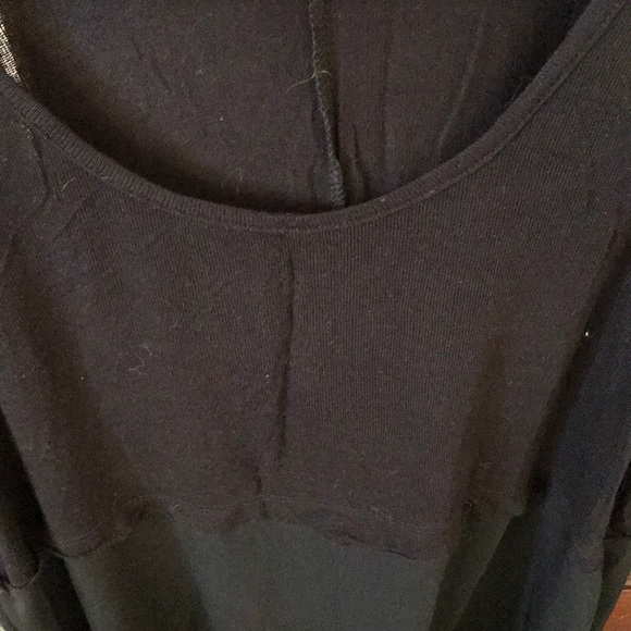 Black top with see through bottom - Picture 2 of 3